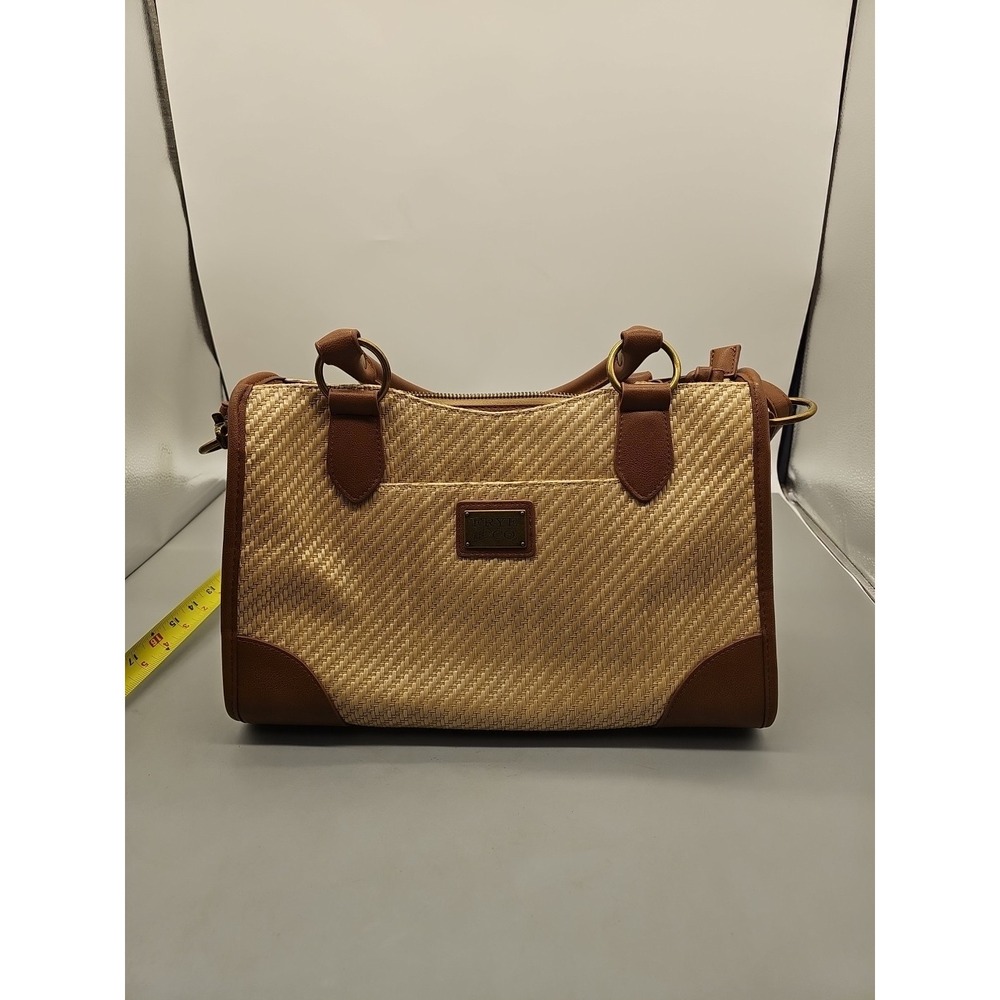 Frye and Co. Basket‎ Cognac Satchel Tote Bag  Purse Handle And Strap